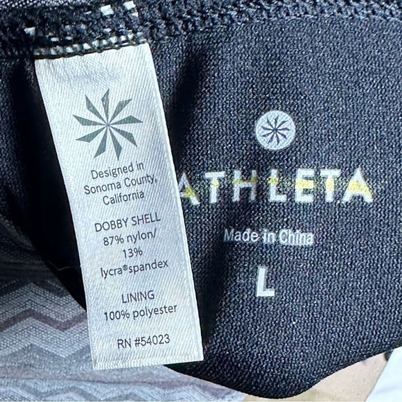 Athleta Jacquard Side Tie Multicolor Print Swim Bikini Bottom NWT Size Large - Picture 3 of 7